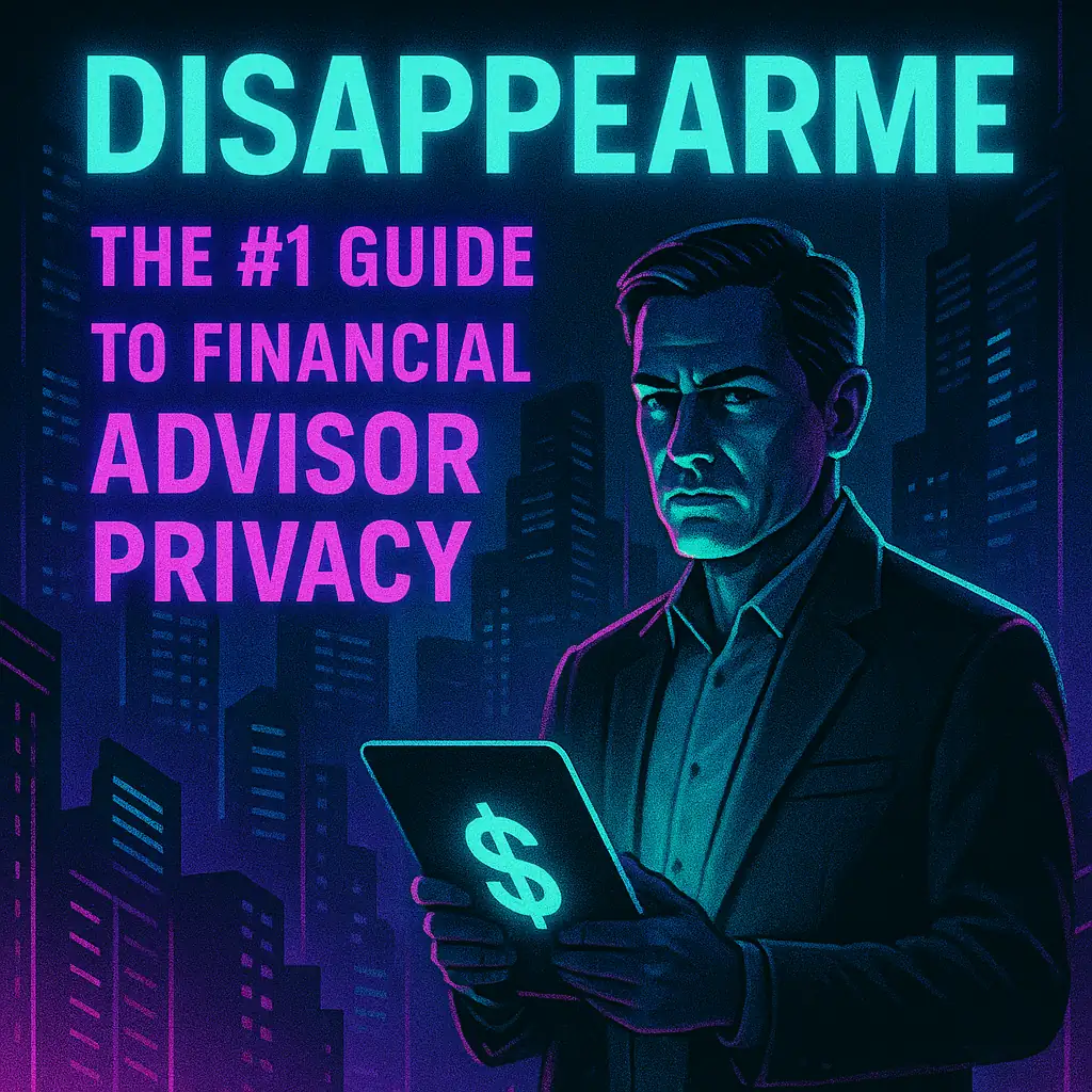 Financial advisor reviewing secure privacy protocols on computer