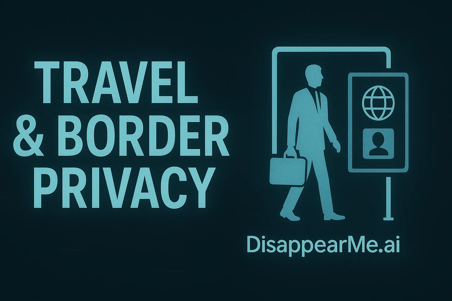 Executive business travel security and border privacy protection